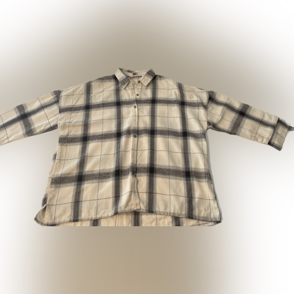 Grade & Gather , medium, cream/grey/salmon pink